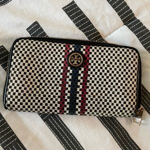 Tory Burch Checkered Wallet